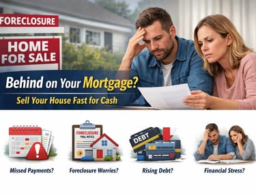 sell home behind on mortgage