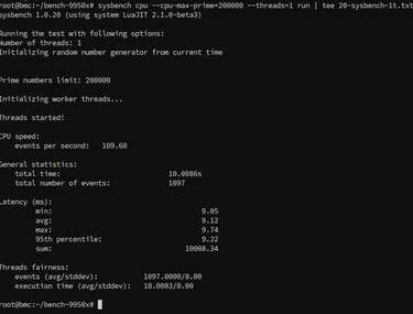 sysbench cpu ubuntu output