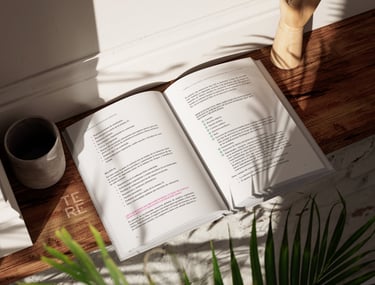 mockup libro abierto