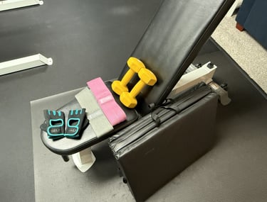 picture of five home gym essentials to build strength and improve bone density