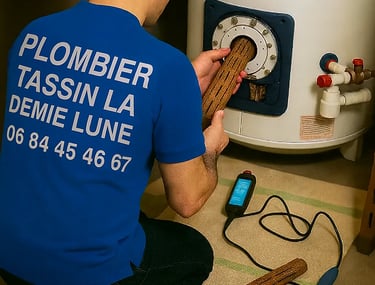 plombier reparateur chauffe eau en panne disjoncteur qui saute diagnostic TASSIN LA DEMI LUNE 69160