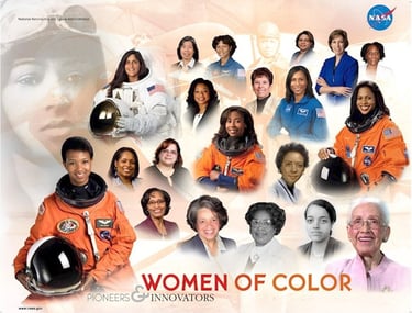 NASA Women of Color Collage