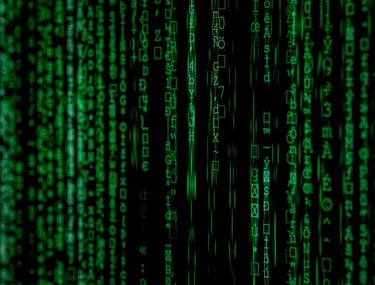 fondo con codigo de matrix