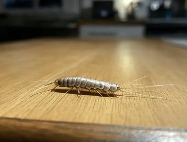 poisson d'argent pièces humide