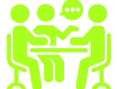 people having a meeting