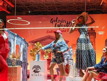 organisatio du projet événementiel pour la cérémonie de lancement de travaux des Galeries Lafayette