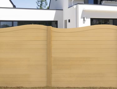 Clôture décorative béton design gamme eau