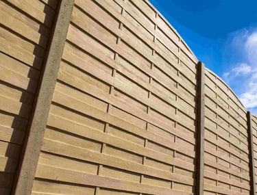 Clôture décorative béton design gamme nature