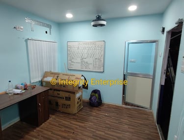 Integrity Enterprise made portable office cabin inside view