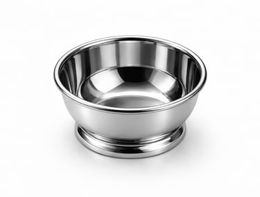Barber shaving bowl for lather preparation, professional salon shaving accessory