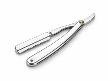 Hair razor for smooth cutting and shaping, professional salon tool