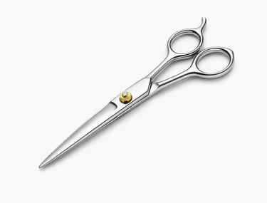 Professional barber scissors for precision cutting, salon-grade tool