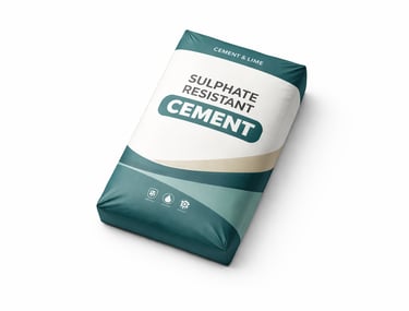Sulphate resistant cement bag for coastal and aggressive soil conditions