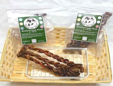 Jessdog Braided Lamb Pizzle