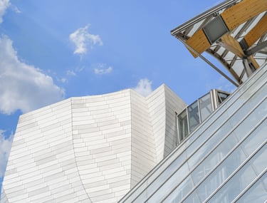 détail architecture Fondation LV by Hellias photographe