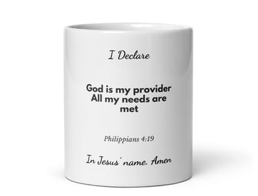 I Declare faith mug by Hear This Today