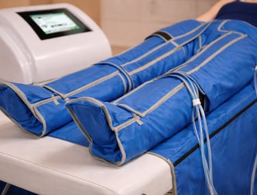 Sistema professionale di pressoterapia per drenaggio linfatico e miglioramento della circolazione