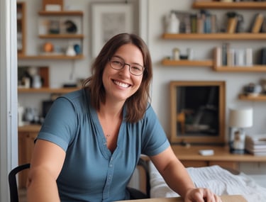 A satisfied customer shaking hands with a plumber outside a home.