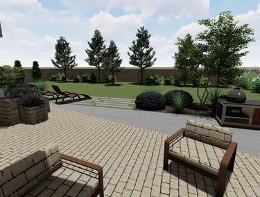 Kiemo projektavimas – terasa ir kiemo akcentai