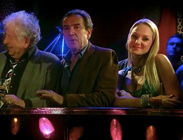 Nicky Ladanowski, Robert Lindsay and Keith Barron in My Family BBC