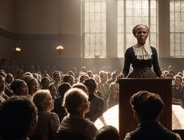 1858, Women's Rights Convention in Syracuse, New York