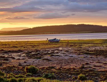 Bunchrew Caravan Park at Beauly Firth Bay, Inverness