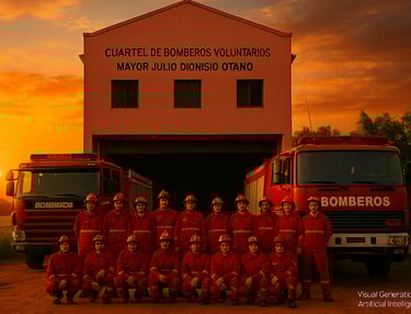 Cuartel de bomberos voluntarios de Mayor Julio Dionisio Otaño - Itapua - Paraguay