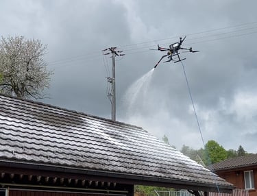 stogo plovimas dronu