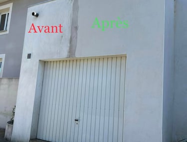Nettoyage et entretien façade , avant et après