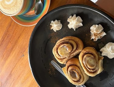 rollos de canela,cafe je&ma, circasia quindio