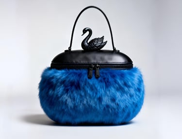 Avant-garde custom handbag by King Fly, showcasing expert custom manufacturing.