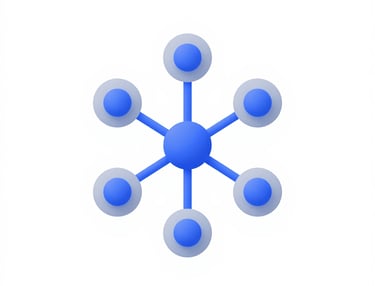 an abstract blue and white background with cubes