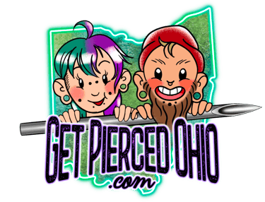 Get Pierced Ohio Sub-Mark Logo
