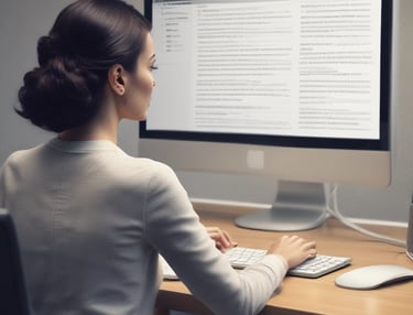 A person holding a cell phone in front of a laptop
