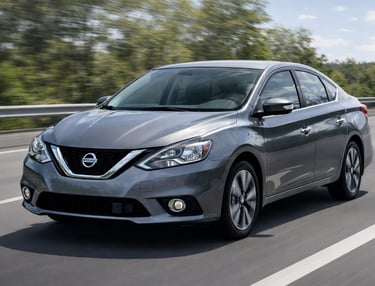 Nissan Sentra 2020 sedan em movimento na estrada mostrando conforto e estabilidade