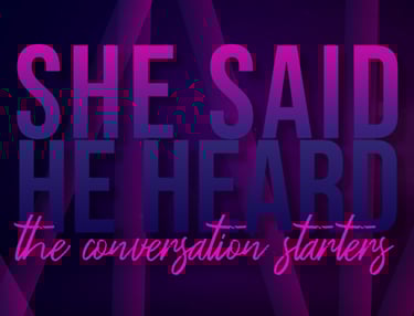 thumbnail for She Said He Heard virtual event