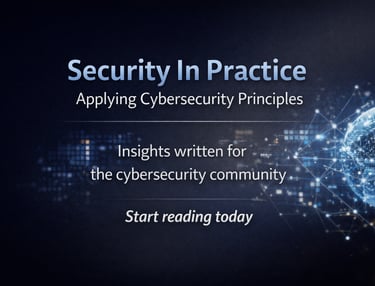 Security In Practice blog digital globe network for cybersecurity community insights.