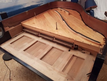 restauration piano à queue