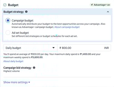Budget Startegy