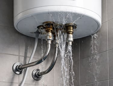 fuite abondante d'un chauffe eau électrique