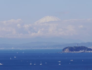 Mt. Fuji And Yacht