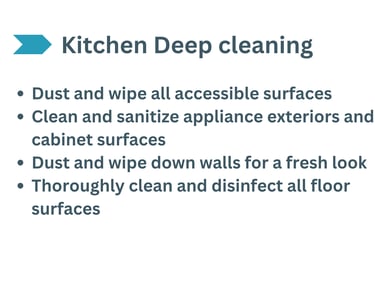 Kitchen deep cleaning