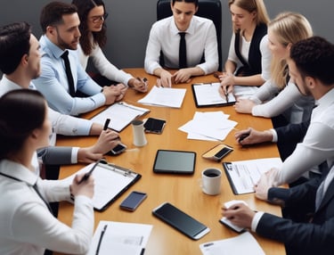 Photo of meeting with government officials responsible for 108 emergency ambulance service in India