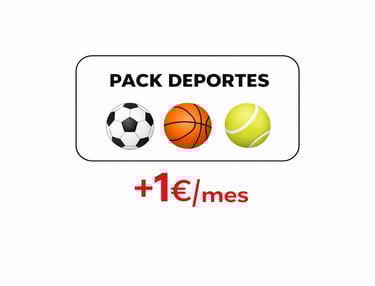 Pack Deportes disponible como complemento de televisión en tarifa Lowi