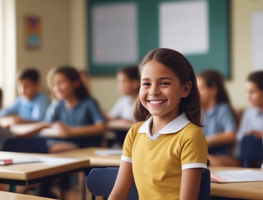 A child is sitting on a sofa, holding and presumably reading a children's book titled 'kleine pluis' by Dick Bruna. The child is wearing striped socks, blue jeans, and a sweater with a black and white pattern. The book features a cartoon of a rabbit on its cover. The background includes a cushion with a black and white leopard print design.