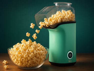 DASH Hot Air Popcorn Popper Maker: Healthy, Fast, and Fun Popcorn Anytime!