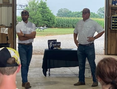 two speakers at Walker Ranch