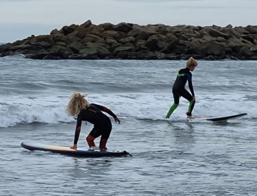 Improver surf lessons page