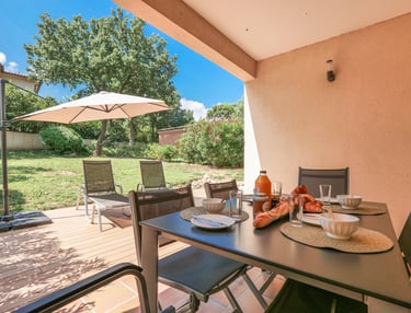 rental Saint Tropez deck terasse
