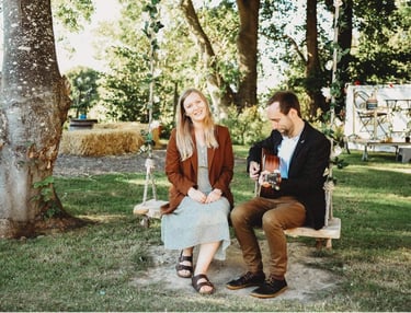Beautiful Wedding Ceremony Music Acoustic Duo Shropshire | Han & Stu